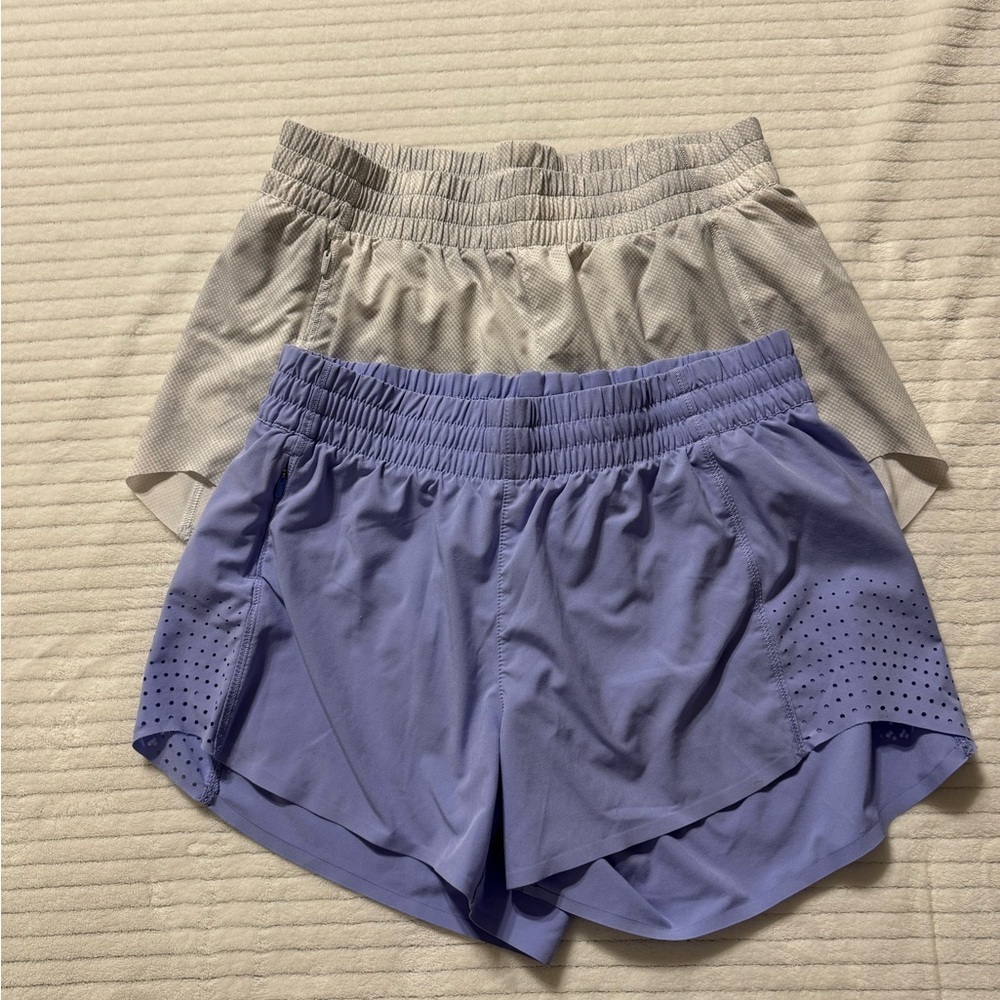 Athleta Size:XS Women's Athletic Shorts - Gray and Purple